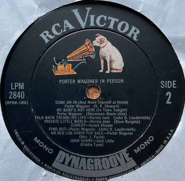 Porter Wagoner - In Person Recorded Live