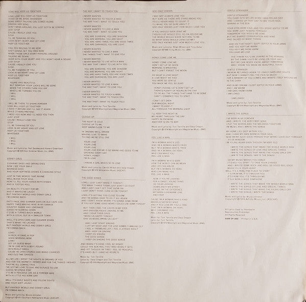 Captain And Tennille - Love Will Keep Us Together