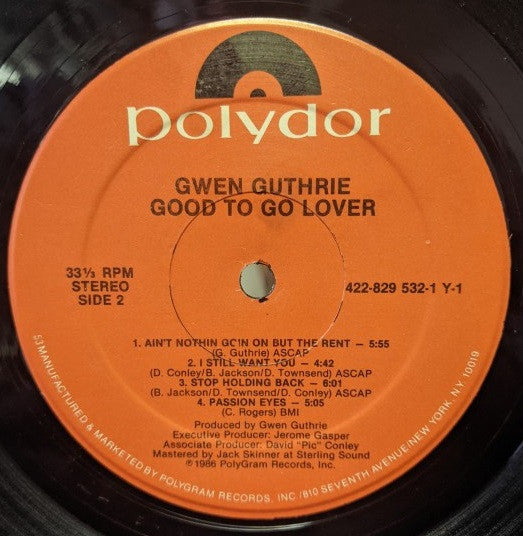Gwen Guthrie - Good To Go Lover