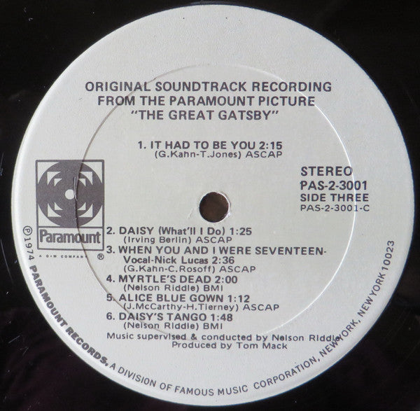 Nelson Riddle - The Great Gatsby (Original Soundtrack Recording)