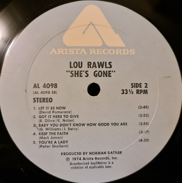 Lou Rawls - She's Gone