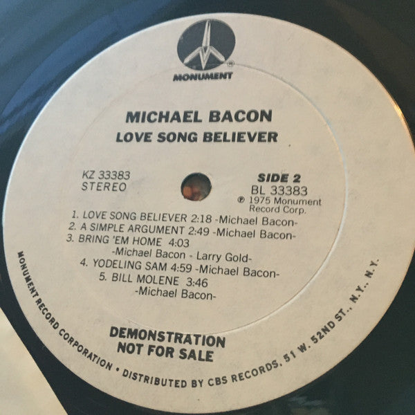 Michael Bacon - Love Song Believer