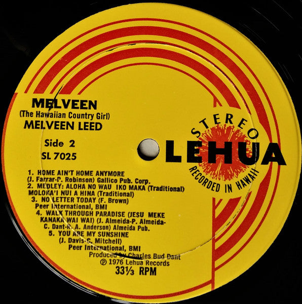 Melveen Leed - Melveen (The Hawaiian Country Girl)