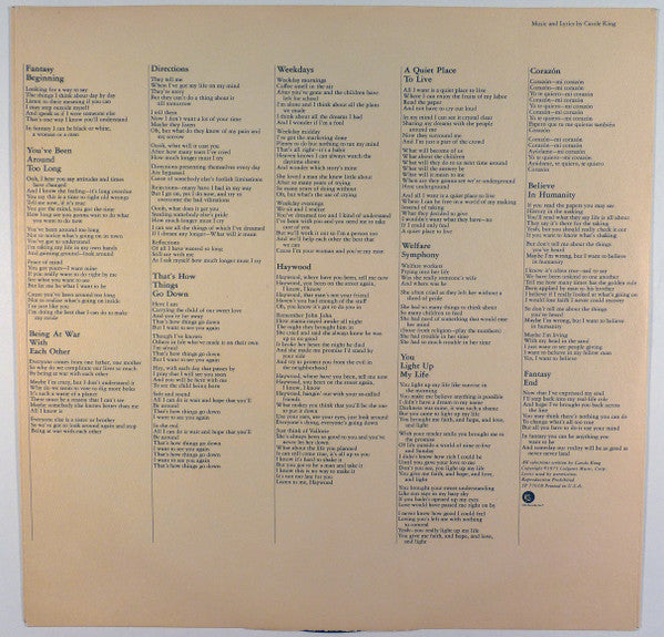 Carole King - Fantasy