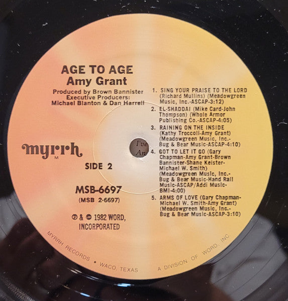Amy Grant - Age To Age