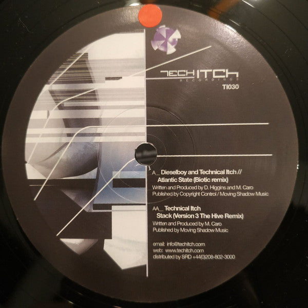 Dieselboy - Atlantic State (Biotic Remix) / Stack (Version 3 The Hive Remix)