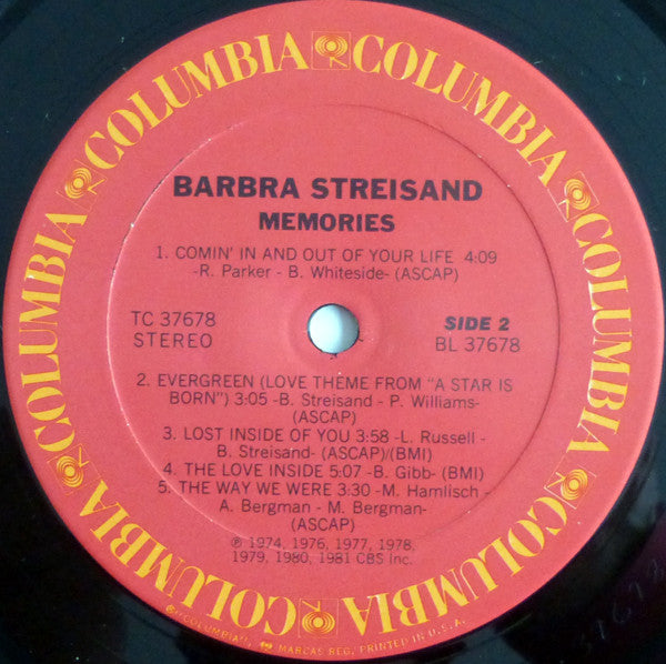 Barbra Streisand - Memories