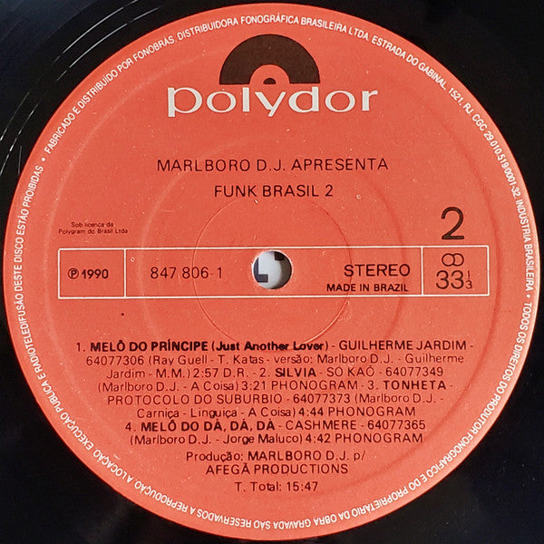 Various - Marlboro D.J. Apresenta Funk Brasil 2