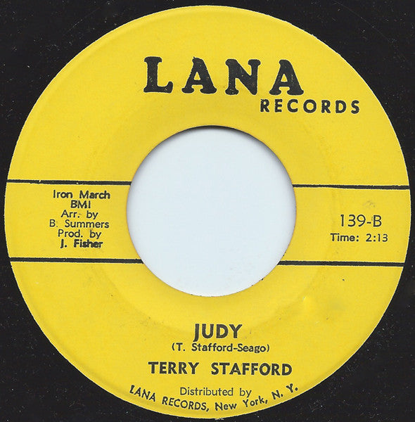 Terry Stafford - Suspicion / Judy
