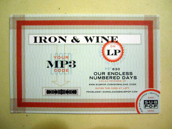 Iron And Wine - Our Endless Numbered Days