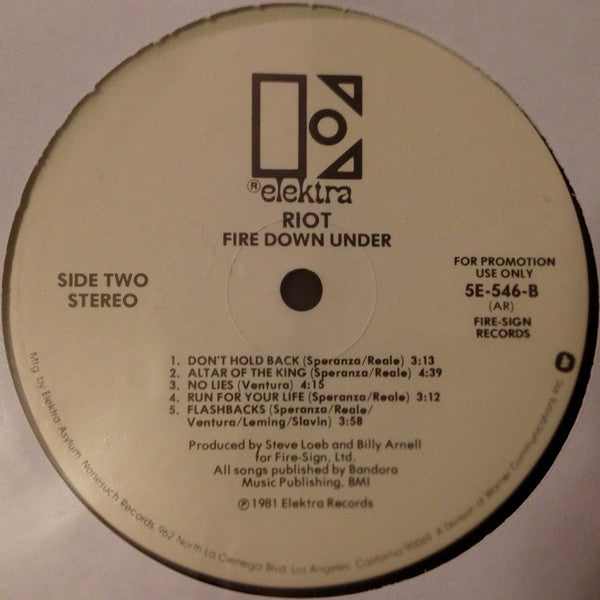Riot (4) - Fire Down Under