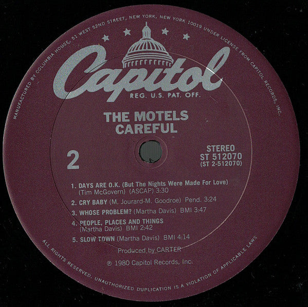 The Motels - Careful