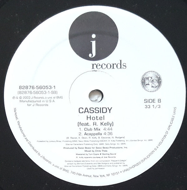 Cassidy Feat. R. Kelly - Hotel