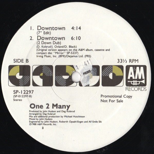 One 2 Many - Downtown
