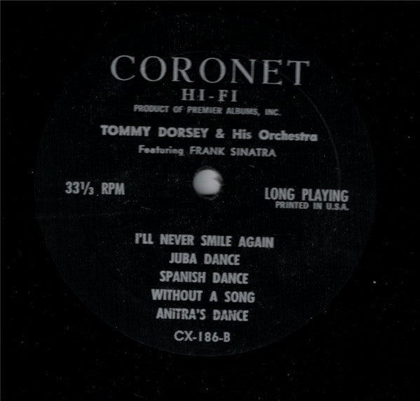 Tommy Dorsey And His Orchestra - Tommy Dorsey And His Orchestra Featuring Frank Sinatra