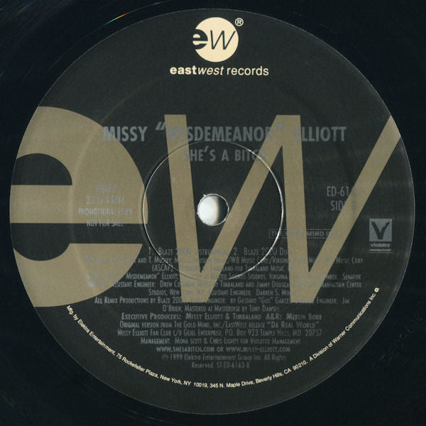 Missy Elliott - She's A Bitch (Blaze 2000 Remixes)