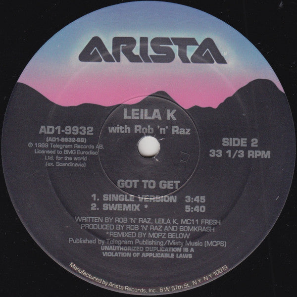 Leila K - Got To Get