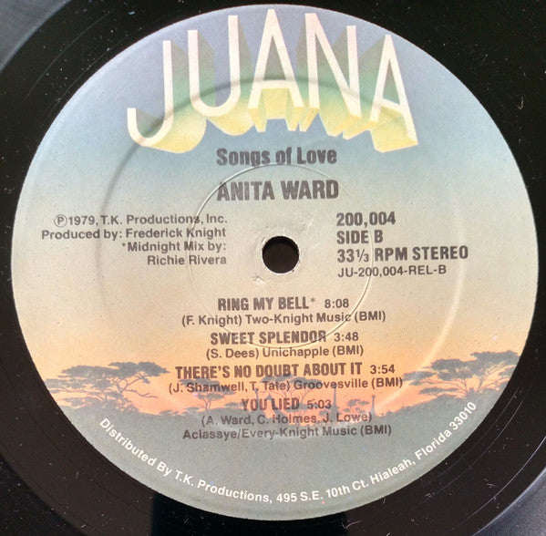 Anita Ward - Songs Of Love