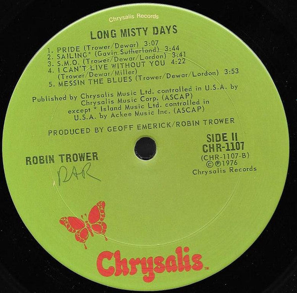 Robin Trower - Long Misty Days