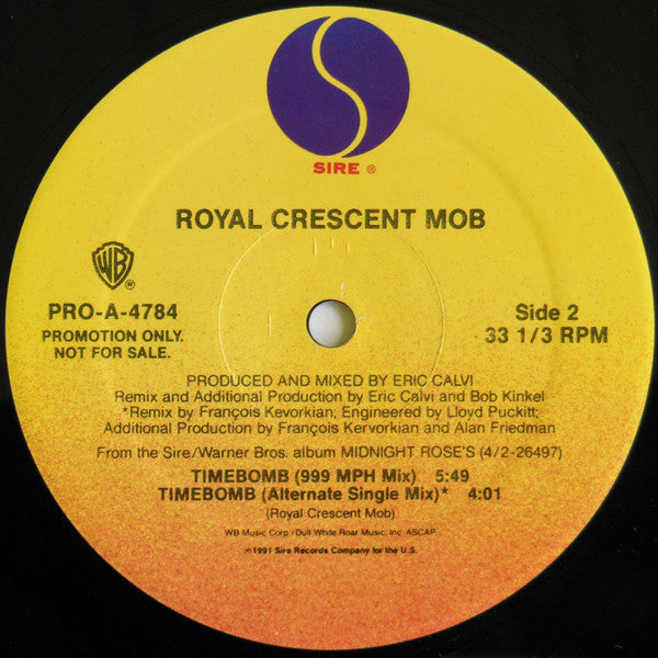 Royal Crescent Mob - Timebomb