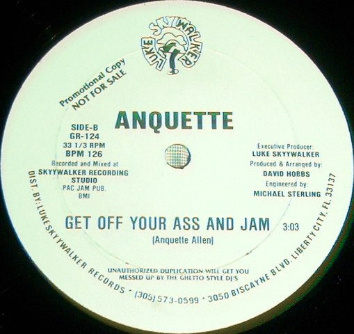 Anquette - I Will Always Be There For You / Get Off Your Ass And Jam
