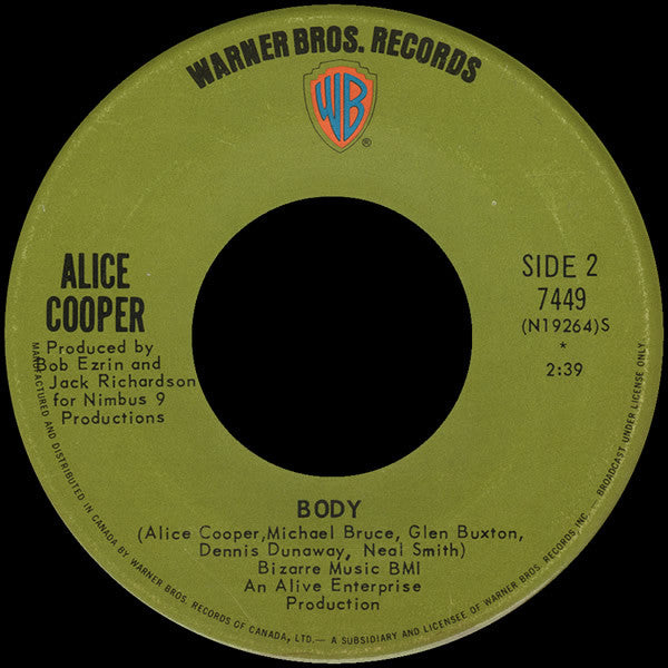 Alice Cooper - Eighteen / Body