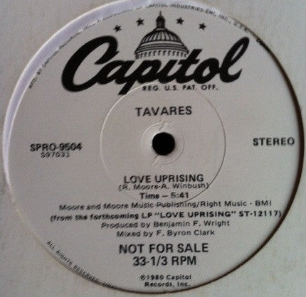 Tavares - Love Uprising