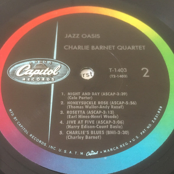Charlie Barnet Quartet, The - Jazz Oasis