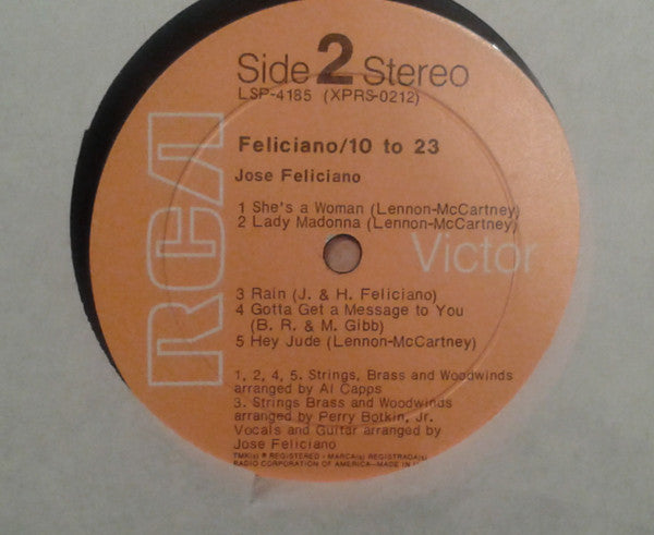 José Feliciano - 10 To 23