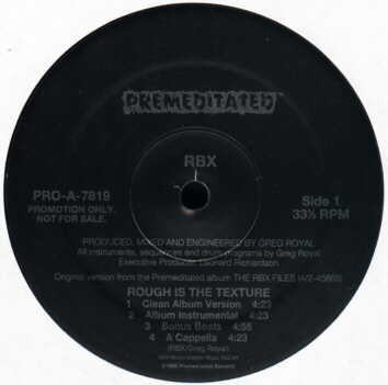 RBX - Rough Is The Texture / Our Time Is Now
