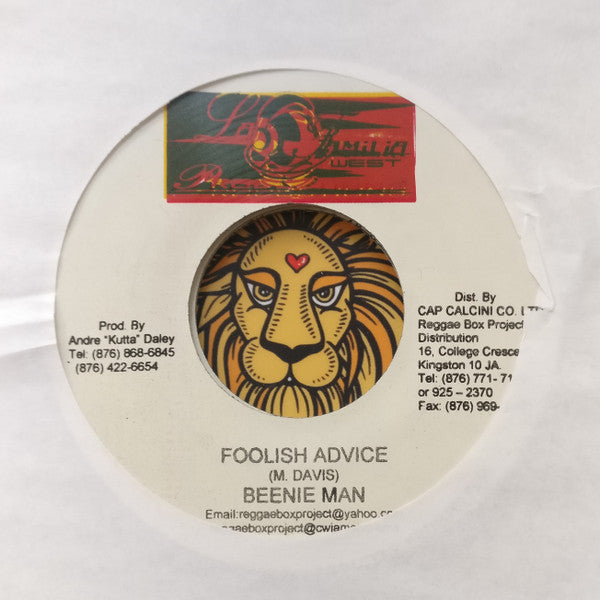 Beenie Man - Foolish Advice / Getting Rough
