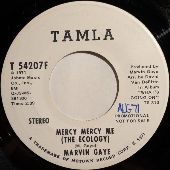 Marvin Gaye - Mercy Mercy Me (The Ecology)