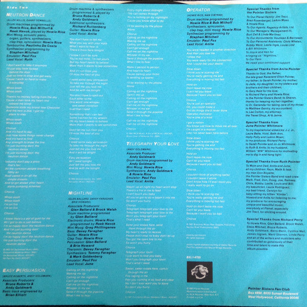 Pointer Sisters - Break Out