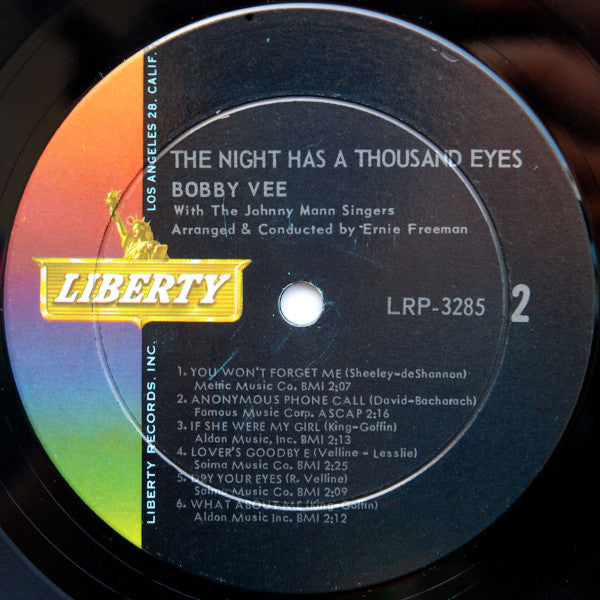 Bobby Vee - The Night Has A Thousand Eyes