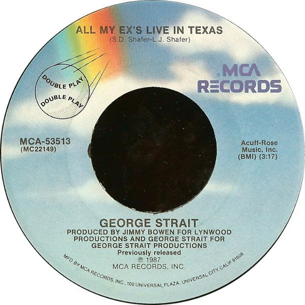 George Strait - All My Ex's Live In Texas / Am I Blue