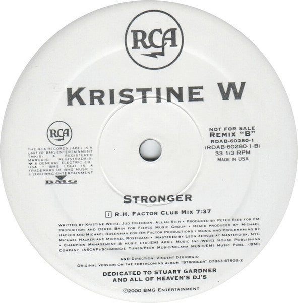 Kristine W - Stronger