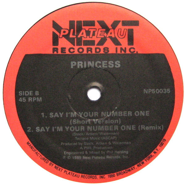 Princess - Say I'm Your No. 1