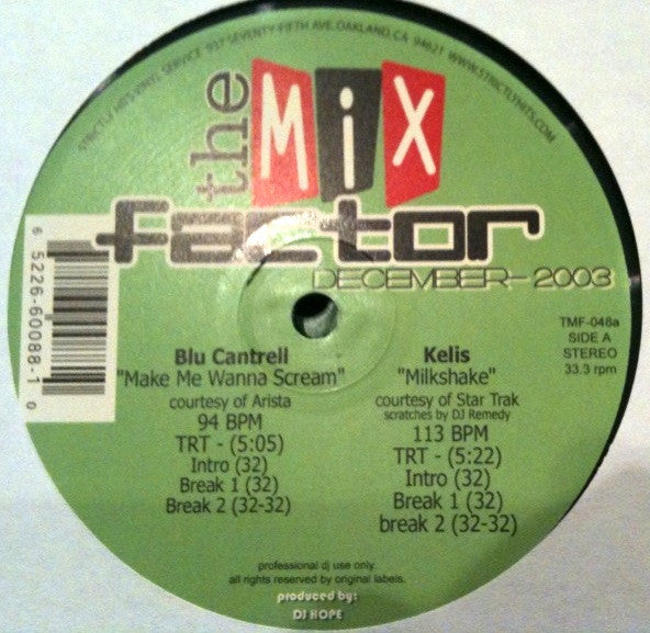 Various - The Mix Factor (December 2003)