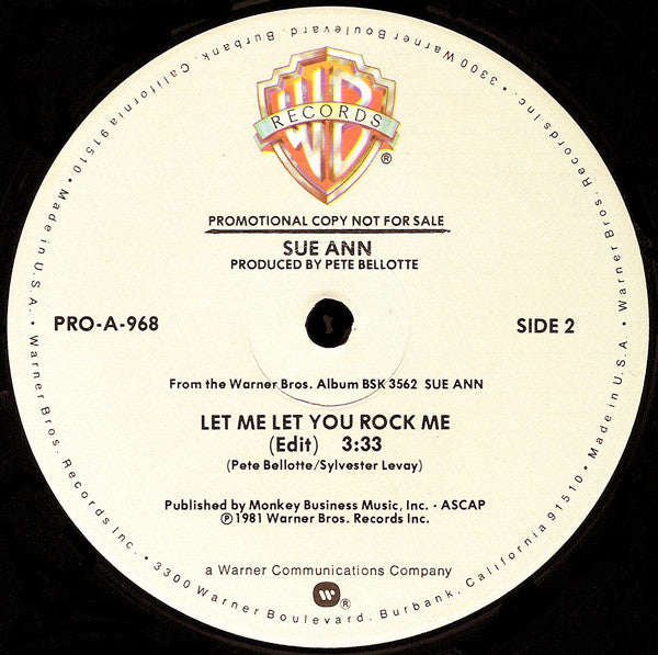 Sue Ann Carwell - Let Me Let You Rock Me