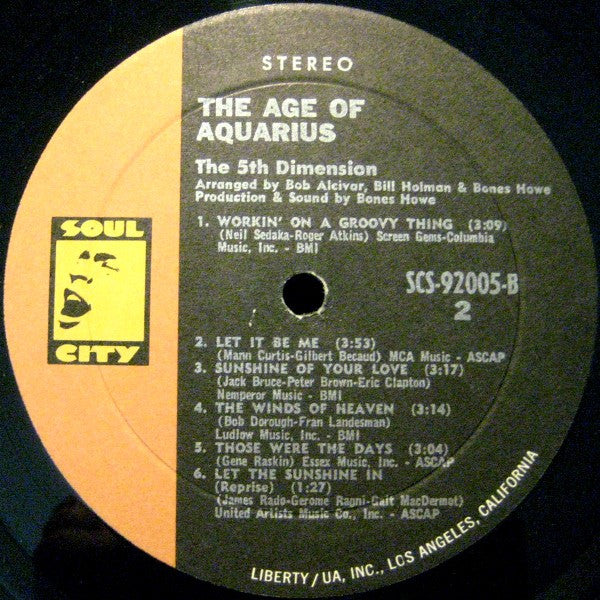 The Fifth Dimension - The Age Of Aquarius