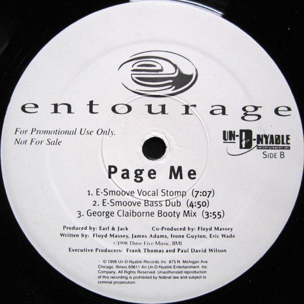 Entourage (2) - Page Me