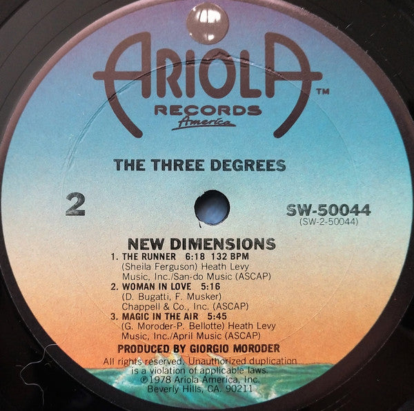 The Three Degrees - New Dimensions