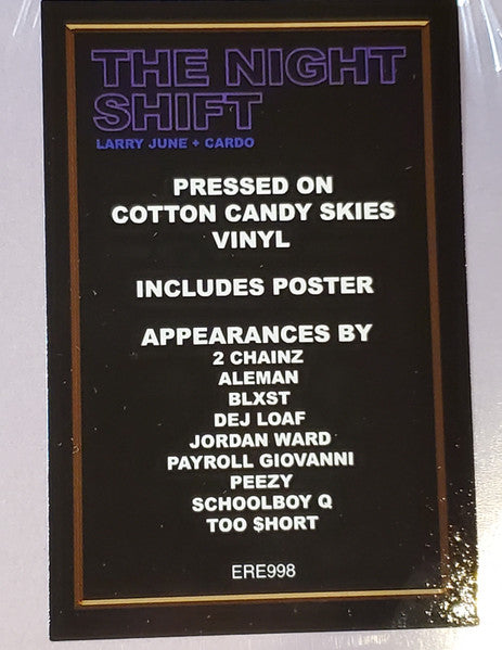 Larry June + Cardo – The Night Shift (Cloudy Skies Vinyl)