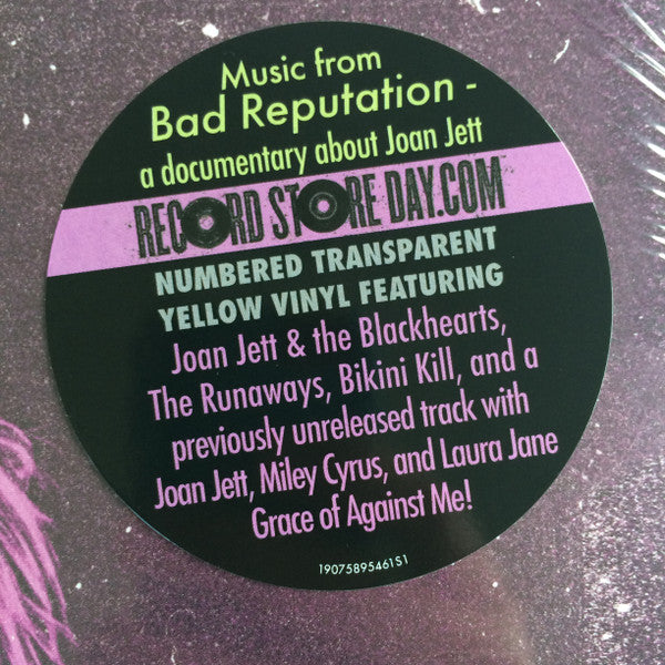 Joan Jett - Bad Reputation (YELLOW VINYL, RECORD STORE DAY 2018)