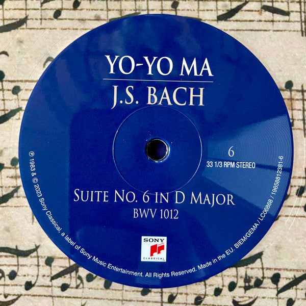 Yo-Yo Ma - 6 Suites For Unaccompanied Cello (The 1983 Sessions)