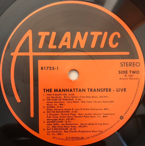 The Manhattan Transfer - Live