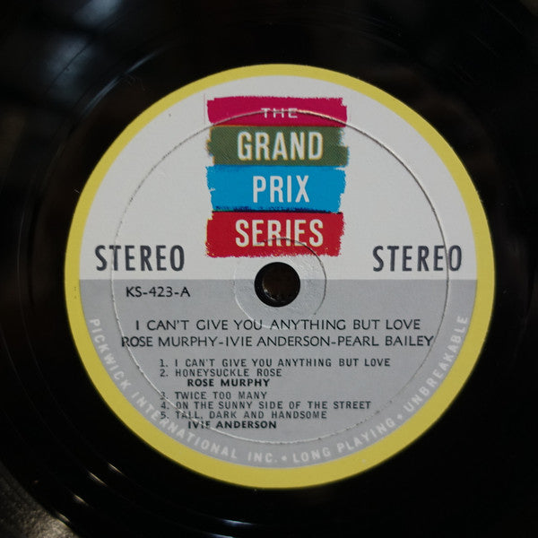 I Can't Give You Anything But Love