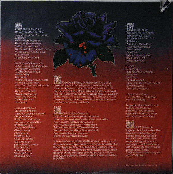 Thin Lizzy - Black Rose (A Rock Legend)