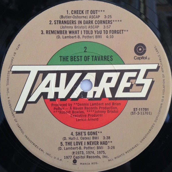 The Best Of Tavares