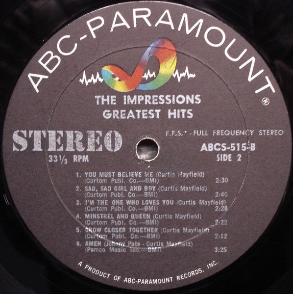 The Impressions - Greatest Hits